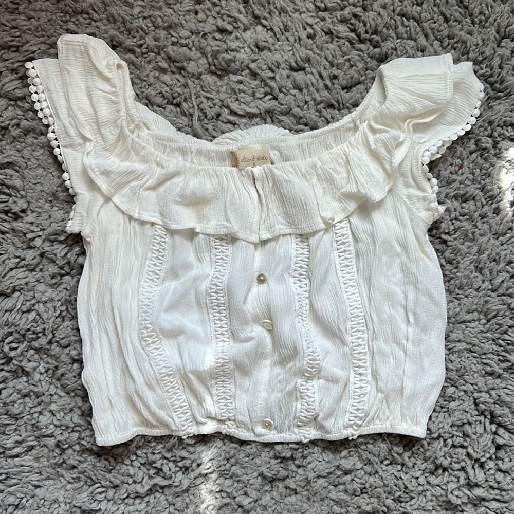 Altar’d State Short Sleeve Blouse Size S